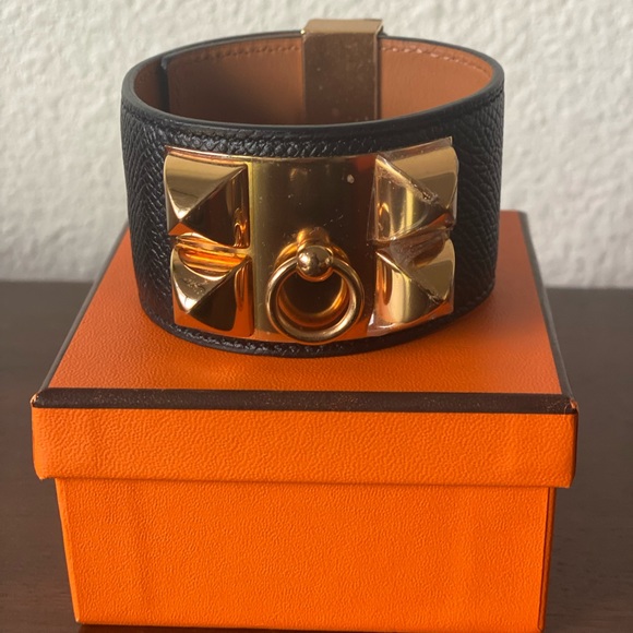 HERMES CDC Collier de Chien BRACELET in Epsom Leather - Picture 2 of 8